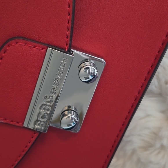 BCBGeneration Bold Red Mini Crossbody Bag - Picture 2 of 8